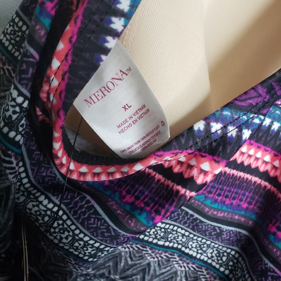 Aztec print racerback tankini xl - Picture 5 of 5